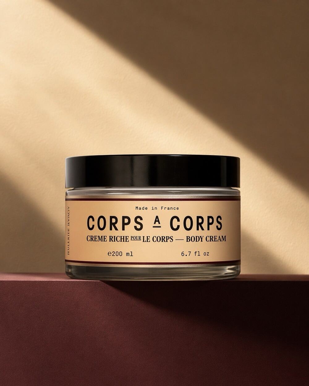 Bastide Corps a Corps Hydrating Body Cream 200ml Rice Bran Argan MADE IN FRANCE